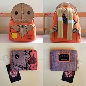 Loungefly Trick R Treat Always Check Your Candy Sam Backpack & Wallet